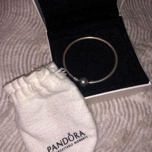 Silver pandora bracelet